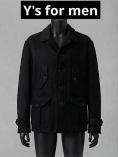 セールY's for men ワイズフォーメン ウール ジャケット 黒 Mのサムネイル