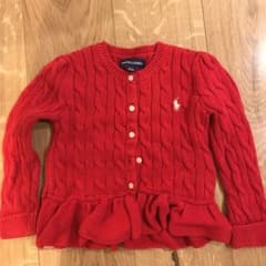 minchanさん専用★ラルフローレン  女の子赤カーディガンのサムネイル