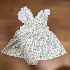 mamaraku 花柄ワンピース水着110のサムネイル