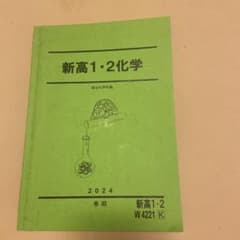 駿台 新高1・2化学 2024 春期のサムネイル