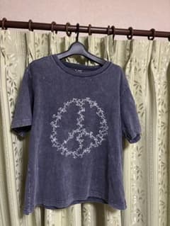 tuttu様　専用BELVETE ピースロゴ ウォッシュ加工 Tシャツ M完売品のサムネイル