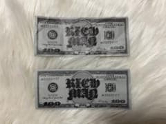 aespa RICH MAN 100ドル札風紙幣 2枚セットのサムネイル
