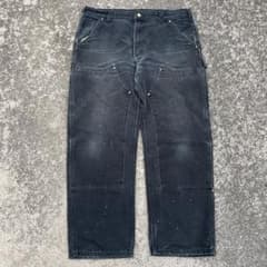 Carhartt B01 BLK ダブルニー ペンキ パンツ　雰囲気系◎ Carhartt B01 BLK ダブルニー ペンキ パンツ 雰囲気系◎ - メルカリ