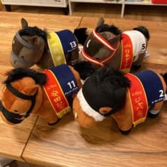 サラブレッドコレクション　競馬　ぬいぐるみ　コンプリートのサムネイル