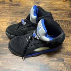 AIR JORDAN スニーカー ブラック×ブルーのサムネイル