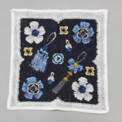 FEILER　花柄　ハンカチ　フェイラー　タッセルのサムネイル