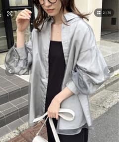 オーガンジーロングシャツのサムネイル