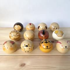 卯三郎 こけし干支 12支セット - メルカリ