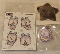 BT21 MANG 오로라 링 매력 의류 스티커 3점 세트