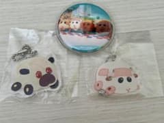 PUI PUI モルカー アクリルキーホルダー 2点　缶バッジのサムネイル