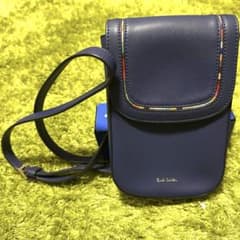 セール✨️ ポール スミス レザー ショルダーバッグ 2WAY マルチストライプ ポールスミス ショルダーバッグ スワールインセット マルチストライプ