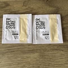 メイベリンSPステイルミマットリキッドファンデーションN20 試供品×2のサムネイル