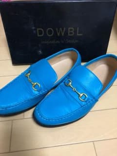 【再値下】DOWBL ローファー 44 ブルーのサムネイル