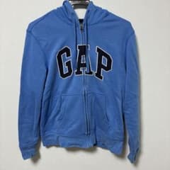 GAP ジップアップパーカー ブルー Sのサムネイル