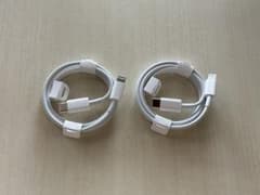 Apple 純正 ライトニング USB-C 充電ケーブル2個セットのサムネイル