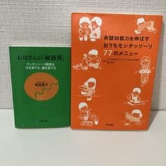 お母さんの「敏感期」　非認知能力を伸ばすおうちモンテッソーリ77のメニュー　2冊のサムネイル