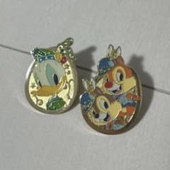 東京ディズニーシー ドナルド チップとデール ピンバッジ - メルカリ