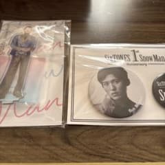 SnowMan 目黒蓮 缶バッジ アクスタ - メルカリ