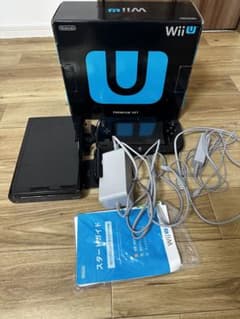 Nintendo  WiiU 32GB 本体 WiiUPad セット 黒のサムネイル
