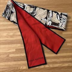 LOUIS VUITTON バンドー スカーフ トランク柄