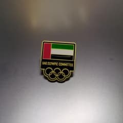 非売品　アジア大会2026 愛知名古屋 UAE OLYMPIC 委員会ピンバッジのサムネイル