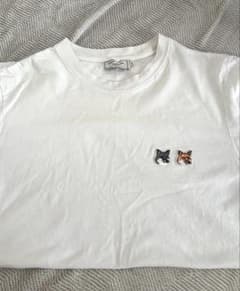 MAISON KITSUNE ダブルフォックス Tシャツ ホワイト Sのサムネイル