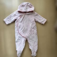 babyGap ベビーアウター 80cm ピンク くま耳 フードのサムネイル