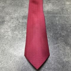 美品 エルメス ネクタイ シルク H柄 総柄 赤 ボルドー 5204 IA - メルカリ