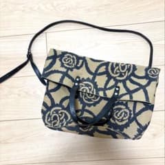 ドリスヴァンノッテンキャンバス柄ショルダーバッグ | Mercari