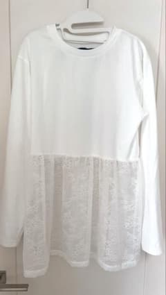 ライトオン★ ドッキングペプラムロングスリーブTシャツのサムネイル