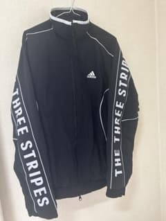 adidas ナイロンジャケット ブラック ロゴのサムネイル