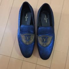 LOUIS VUITTON ローファー ネイビー 6のサムネイル