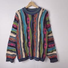 COOGI クージー オーストラリア 3Dニット リネンコットン ニット