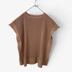me ISSEY MIYAKE メッシュ ニット カットソー ブラウン系 me ISSEY MIYAKE メッシュ ニット カットソー ブラウン系 - メルカリ