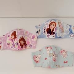 7  幼児用　アナ雪　ソフィア　マイメロ　インナーマスクのサムネイル