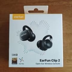 EarFun Clip 2 ブラック LDAC対応 ワイヤレスイヤホン 美品のサムネイル