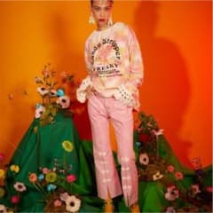 candy stripper チャイナパンツ　新品のサムネイル