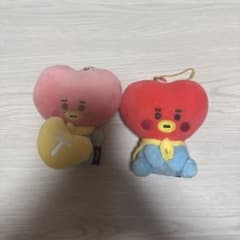 BT21 TATA ぬいぐるみ マスコット 2種セットのサムネイル
