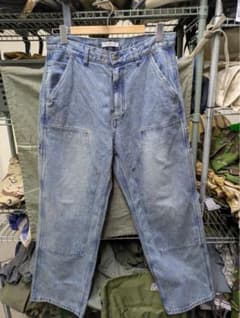 FREAK'S STORE 데님 더블니 페인터 팬츠