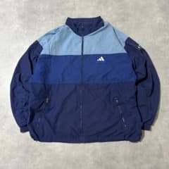 90s古着adidasアディダスナイロンジャケット刺繍パフォーマンスロゴ28のサムネイル
