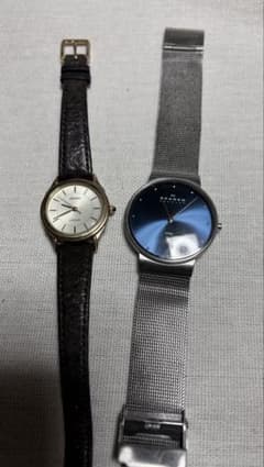 SEIKO EXCELINE SKAGEN 腕時計 2本セット