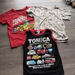 キッズ半袖　ノースリーブ　3枚セットのサムネイル