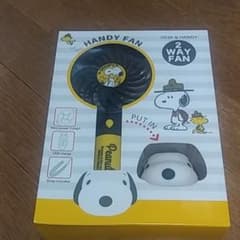 新品・未使用　スヌーピー　ハンディファンのサムネイル