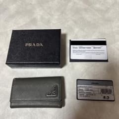 PRADA SAF.TRIANGOLO6連キーケースグレーのサムネイル