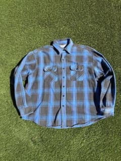 70s 80s FIVE BROTHER 青黒ネルシャツ usa製 2XL - メルカリ