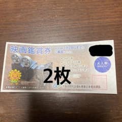 映画鑑賞券　２枚　値下げ◎のサムネイル