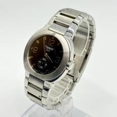 稼働品 TISSOT ティソ 腕時計 スモセコ 黒文字盤 G470/570 - メルカリ