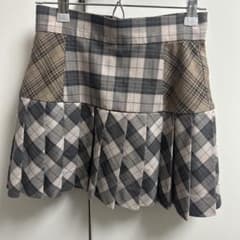 Andmary Coco check pleats skirt S - メルカリ