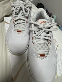 LEBRON XXI。EP 9.5 US ホワイト/オレンジ - メルカリ