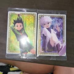 HUNTER×HUNTER ウエハース メタリックカード 5枚セットのサムネイル